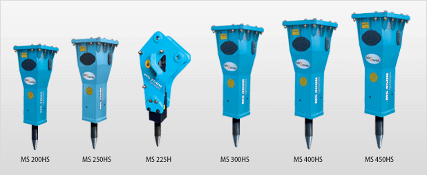 Гидромолота серии MS